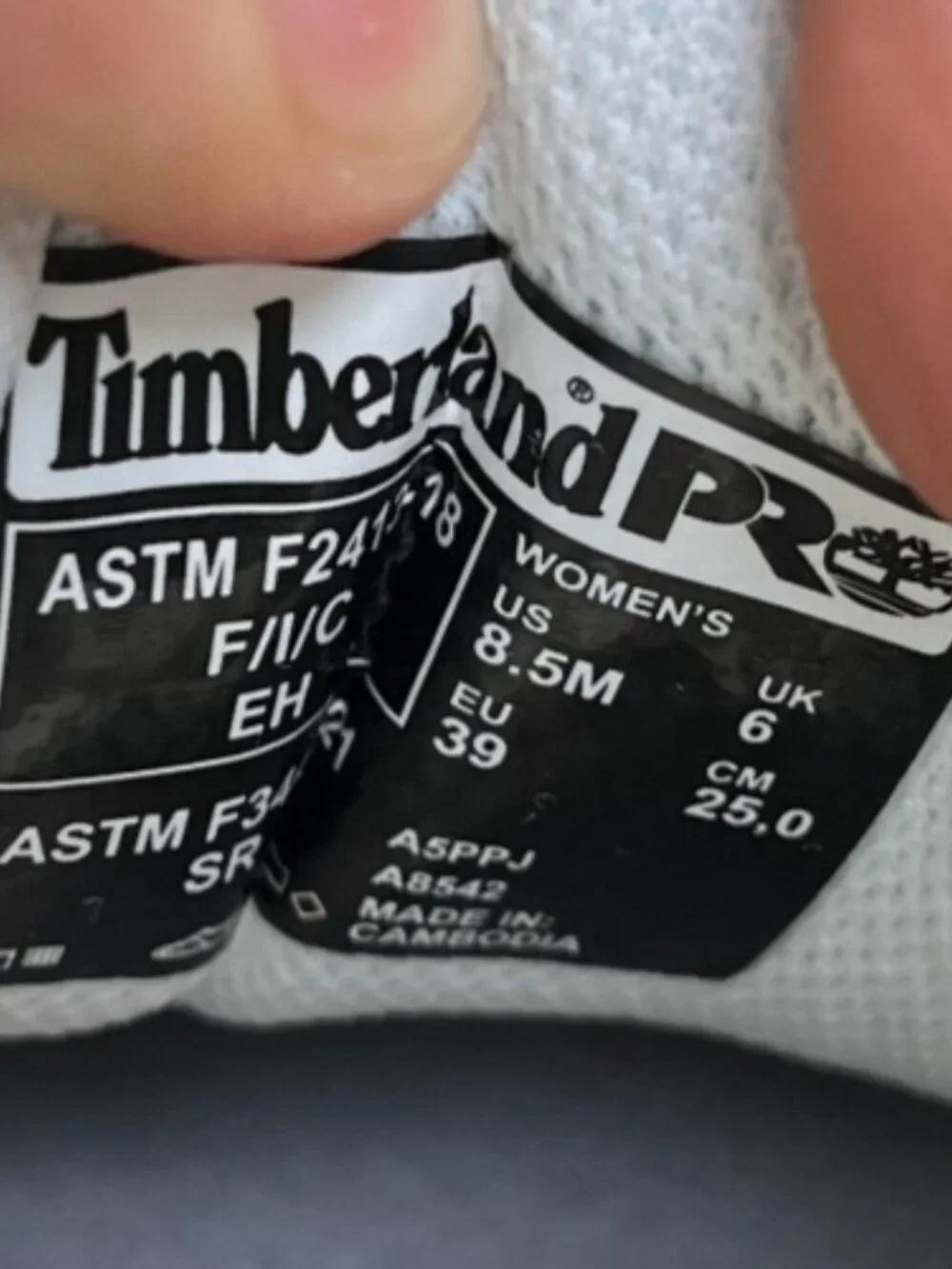 Timberland PRO Setra Knit Womens Size 8.5 Beige Composite Toe Safety Work Shoes_10